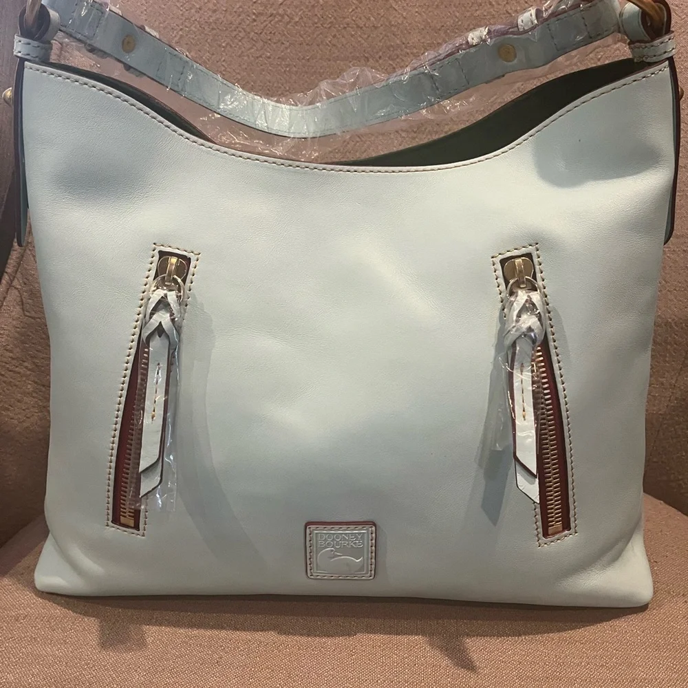Dooney & Bourke Florentine Cooper Hobo Handbag - Picture 1 of 9